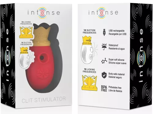 Klitoris-Stimulator Clit King Rot – 8/8