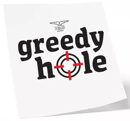 Temporäres Tattoo GREEDY HOLE 10 x 10cm – 2/3