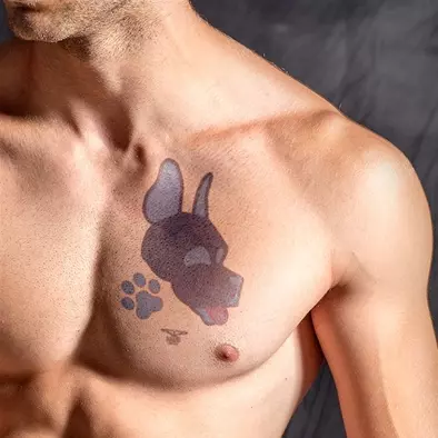 Temporäres Tattoo PUPPY 10 x 15cm – 1/3