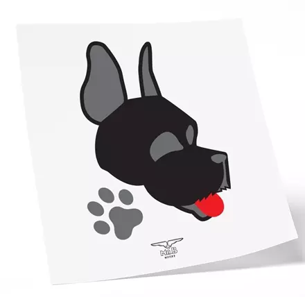 Temporäres Tattoo PUPPY 10 x 15cm – 2/3