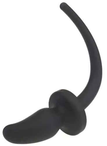 Analplug Curvy Dog S mit Schwanz 7 x 3cm - Schwanz 20cm – 6/7