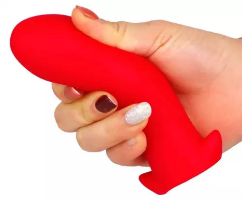 Silikon Butt Plug Saurus Egg S 10 x 4.5cm Rot – 4/5