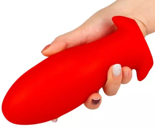 Silikonplug Saurus Egg M 12 x 5.3cm Rot – 3/5