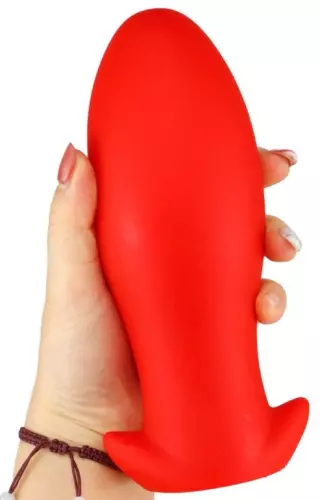 Silikonplug Saurus Egg M 12 x 5.3cm Rot – 5/5