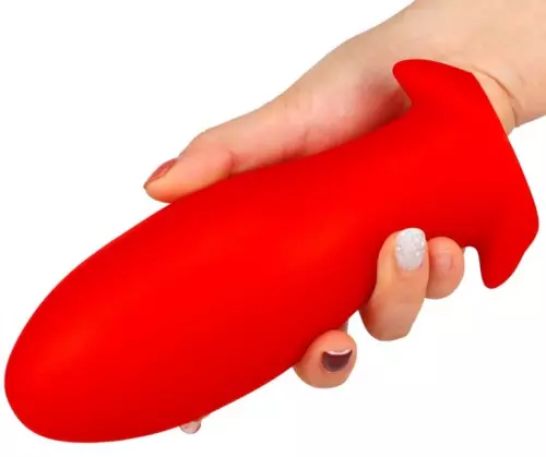 Silikonplug SAURUS EGG L 14 x 6.3cm Rot – 3/5