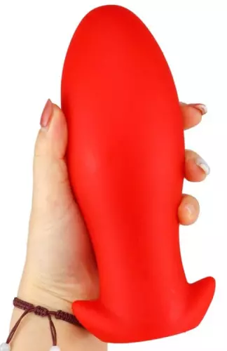 Silikonplug SAURUS EGG L 14 x 6.3cm Rot – 5/5