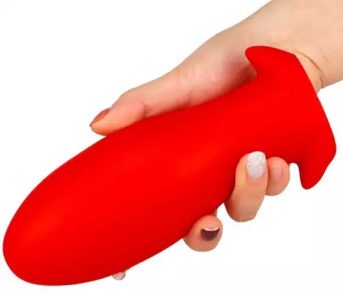 Silikonplug Saurus Egg XL 16.5 x 7.3cm Rot – 3/5