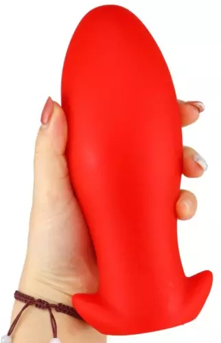 Silikonplug Saurus Egg XL 16.5 x 7.3cm Rot – 5/5