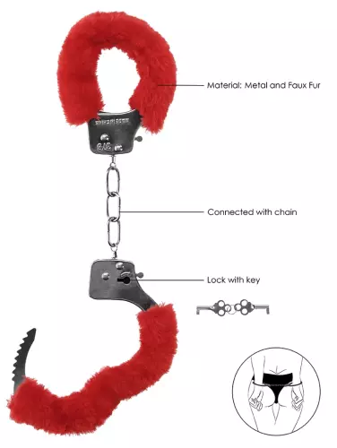 Handschellen Pleasure Furry Rot – 4/6