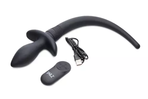 Vibrierender Hundeschweif-Plug Waggerz 9 x 3.8cm - Schweif 25cm – 7/18