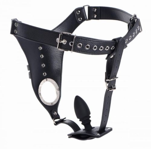 Keuschheitsgürtel mit Plug Strict Male 8.5 x 3.3cm