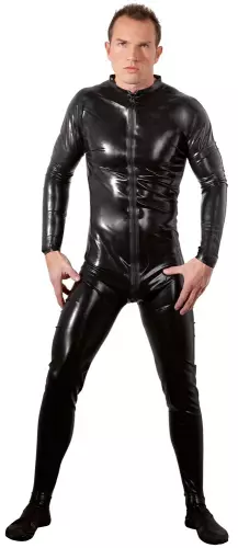 Latexanzug mit durchgehendem Reißverschluss – 1/4