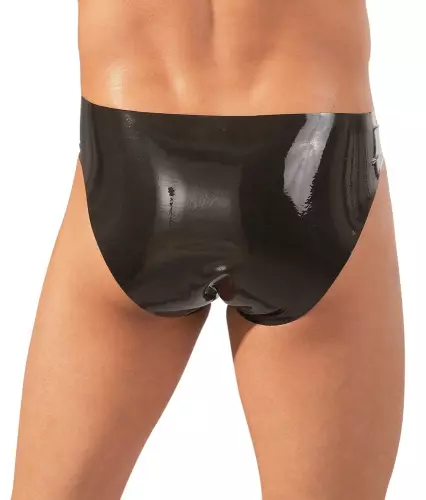 Latexslip mit Öffnung vorne – 2/4