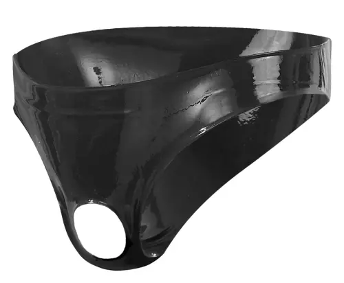 Latexslip mit Öffnung vorne – 4/4