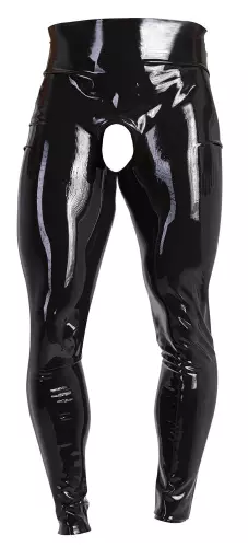 Lange Latexunterhose mit Penisöffnung – 2/3