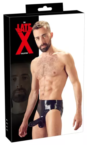 Latexslip mit geperltem Penisétui – 4/6