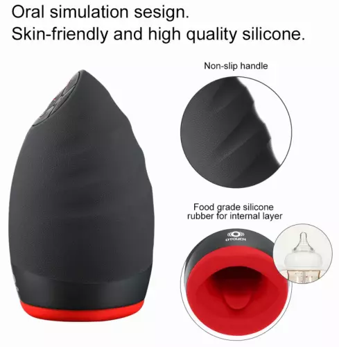 Vibrierender Masturbator Oral Chiven 6 Vibrationen – 9/9