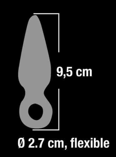 Plug Finger Transparent 7 x 2,5 cm – 5/6
