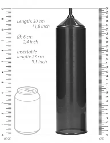 Penispumpe Deluxe Beginner 23 x 5.5cm Schwarz – 4/6