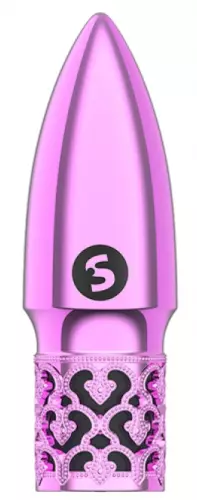 Mini-Klitorisstimulator Glitter 7cm Rosa – 1/2