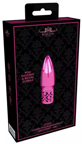 Mini-Klitorisstimulator Glitter 7cm Rosa – 2/2