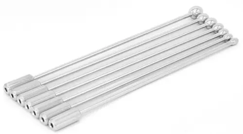 Durchbohrter Harnröhrenstab StainBall 18cm – 4/4