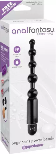 Mini Beads Balls Vibrant 12 x 2.5 cm Schwarz – 2/3