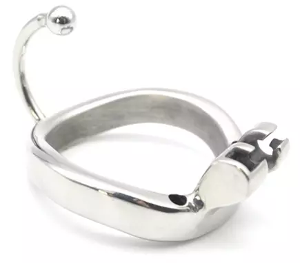 Metall-Keuschheitskäfig Hook Cock 9 x 3,3cm – 3/3