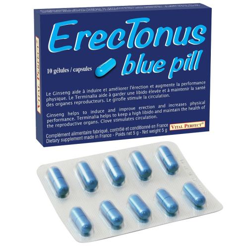 Stimulant ErecTonus Blue Pill 10 capsules