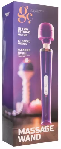 Mega Wand Stimulator 32cm - Kop 6cm Paars – 2/2
