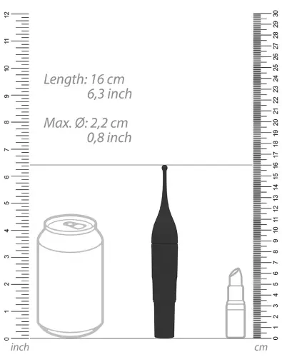 Klitoris Stimulator Tickler Schwarz – 4/6