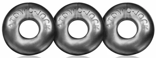 Pack mit 3 Mini-Cockrings Oxballs Grau – 1/4