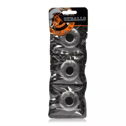 Pack mit 3 Mini-Cockrings Oxballs Grau – 2/4