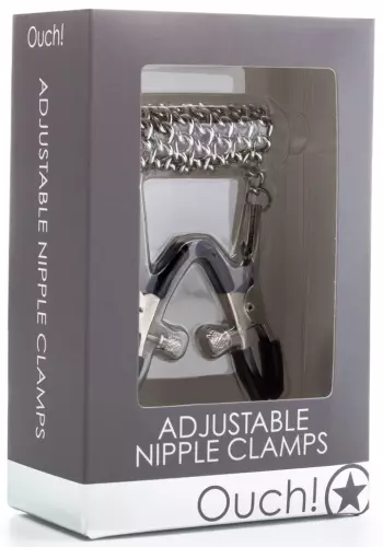 Verstellbare Nippelklemmen Nip Secrets Silberfarben – 2/2