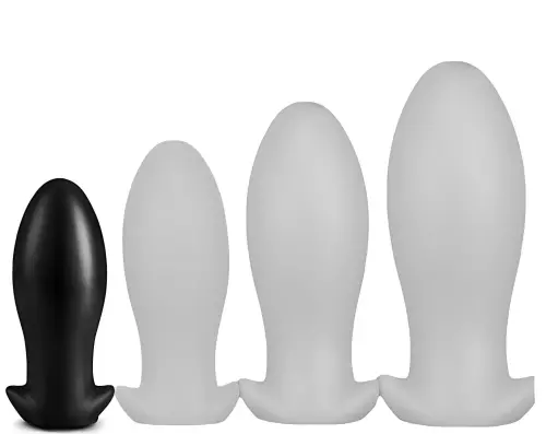 Butt Plug Drakar Egg S 10 x 4,5cm Schwarz – 1/3