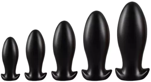 Butt Plug Drakar Egg S 10 x 4,5cm Schwarz – 3/3