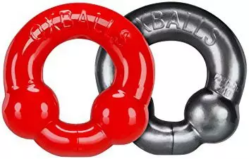 Pack Cockrings Ultraballs Oxballs Grau - Rot – 1/4
