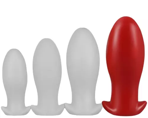 Butt plug DRAKAR EGG XL 16.5 x 7.3cm Rot – 1/5