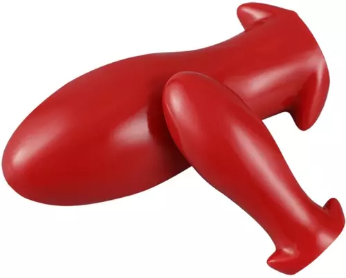Butt plug DRAKAR EGG XL 16.5 x 7.3cm Rot – 4/5