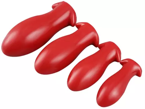 Butt plug DRAKAR EGG XL 16.5 x 7.3cm Rot – 5/5