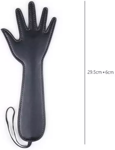 Paddle Hand 30cm Schwarz – 2/4