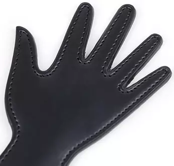 Paddle Hand 30cm Schwarz – 3/4
