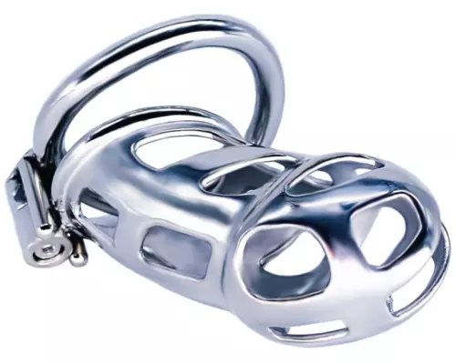 Metall-Keuschheitskäfig Cobra Steel 10 x 3.7cm – 5/8