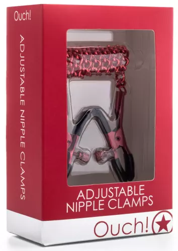 Verstellbare Nippelklammern Nip Secrets Rot – 2/2