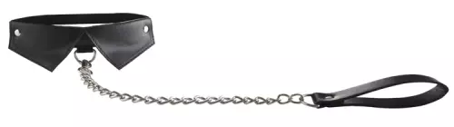 Halsband Leine Shirt Schwarz – 1/3