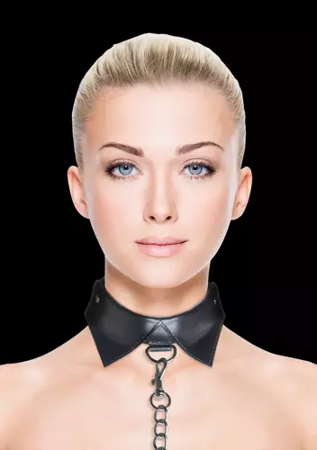 Halsband Leine Shirt Schwarz – 3/3