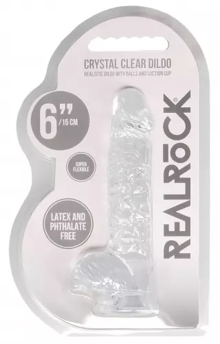 Dildo Crystal Clear Transparent 12 x 3cm – 2/6