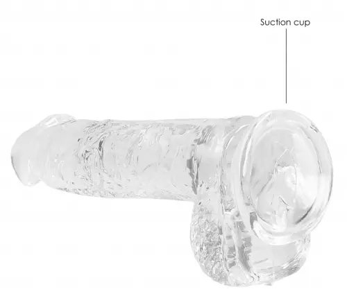Dildo Crystal Clear Transparent 12 x 3cm – 4/6