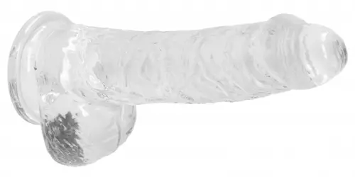Dildo Crystal Clear Transparent 12 x 3cm – 5/6
