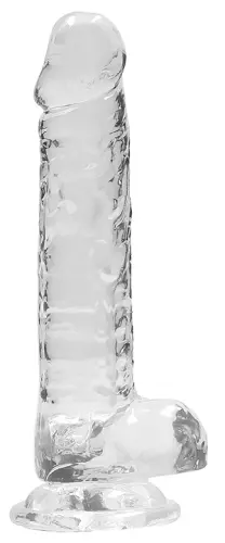 Dildo Crystal Clear Transparent 14 x 3.5cm – 3/6